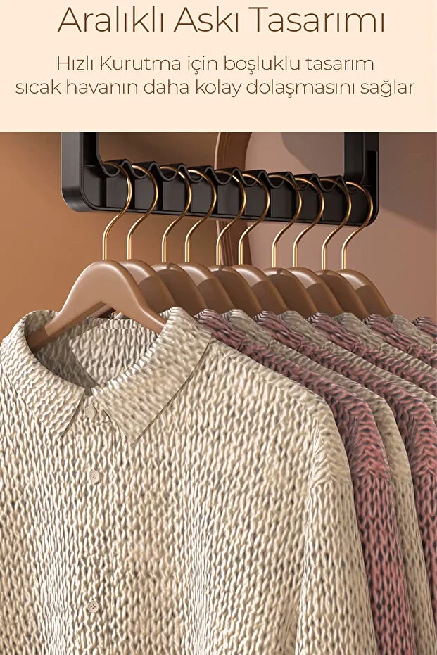 ROBO Katlanır Çamaşır Kurutma Makinesi Pembe